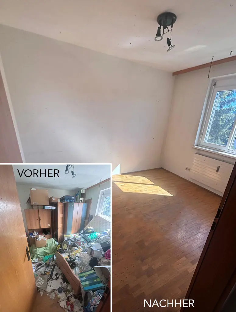 Haushaltsauflösung Vorher Nachher